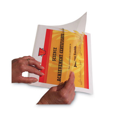 Quick Cover Laminating Pockets, 12 mil, 9.13